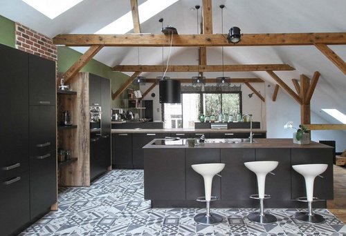 Articulo La cocina de un loft industrial